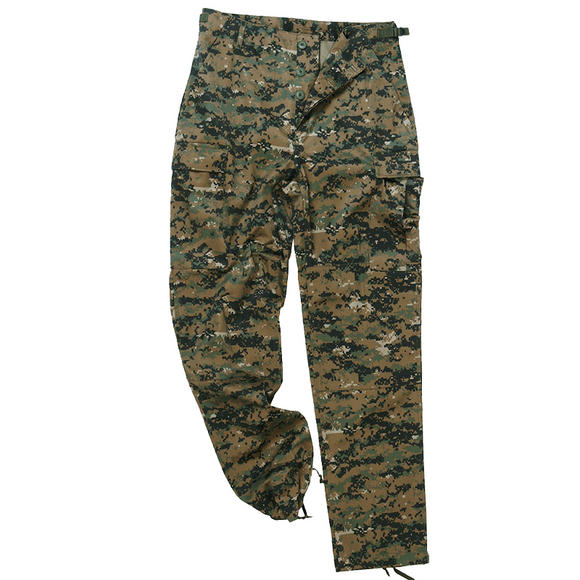 Mil-Tec BDU Combat Trousers Digital Woodland