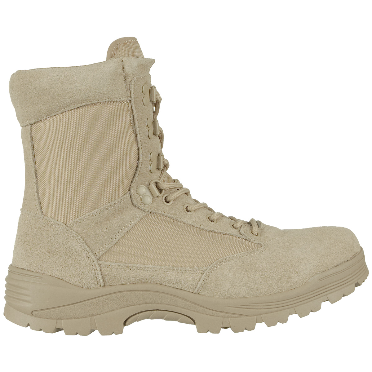MilTec Tactical Side Zip Boots Khaki