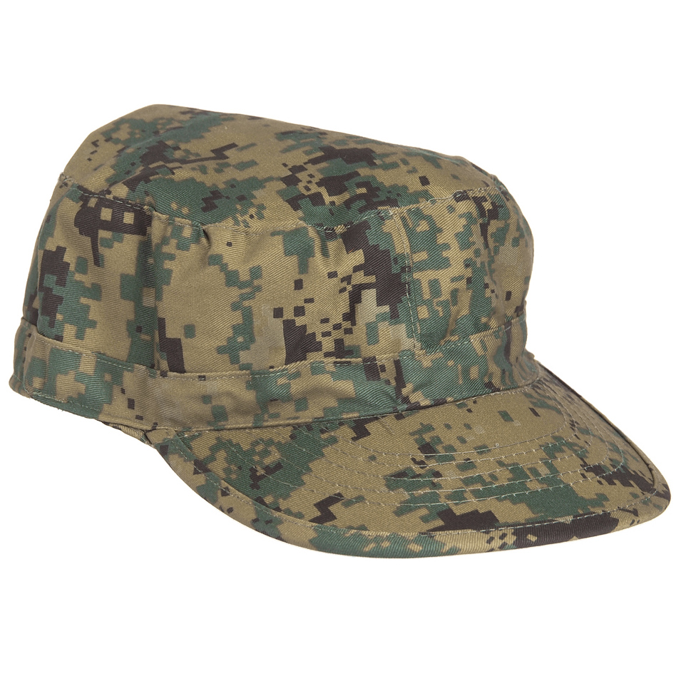 Army Combat Field Cap Tactical Mens Patrol Hat Digital Woodland Marpat