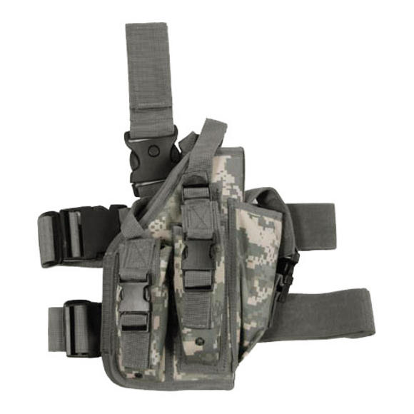 MFH Leg Holster with 3 Mag Pouches ACU Digital