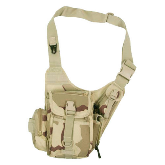 MFH Combat Shoulder Bag 3-Colour Desert