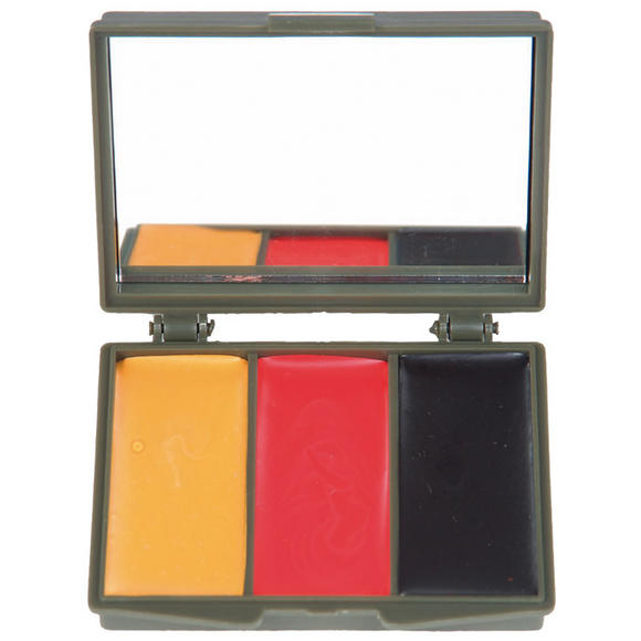 Mil-Tec Camo Face Paint 3 Colours with Mirror BW Army