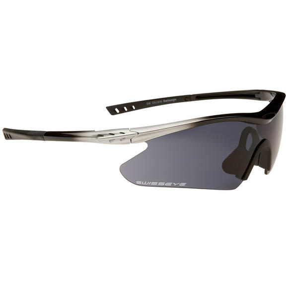 Swiss Eye F-16 Glasses Silver/Black Frame