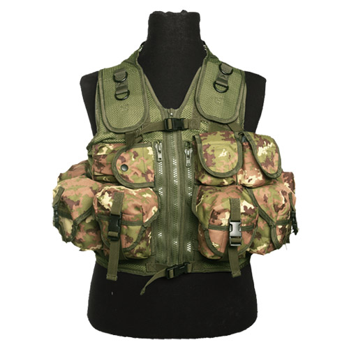 Mil Tec Ultimate Assault Vest Vegetato Woodland Vests Military 1st