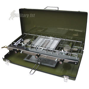 Highlander Folding Double Burner and Grill