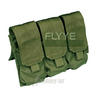View Item Flyye Triple M4/M16 Magazine Pouch MOLLE Olive Drab