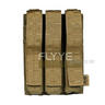 View Item Flyye Triple MP5 Magazine Pouch MOLLE Coyote Brown