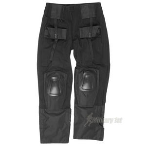 Mil-Tec Warrior Trousers with Knee Pads Black