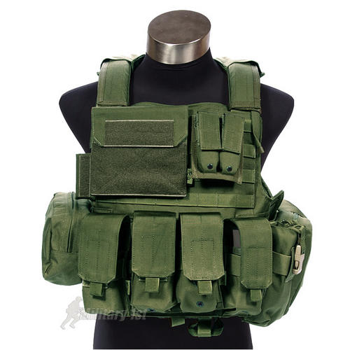 Flyye Force Recon Vest with Pouch Set ver. Land Olive Drab Preview