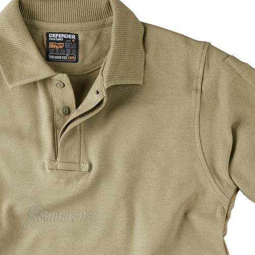 beige polo shirts