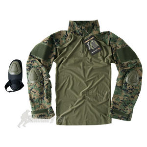 Helikon Combat Shirt with Elbow Pads USMC Digital Woodland
