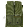 View Item Flyye Double 9mm Magazine Pouch MOLLE Olive Drab