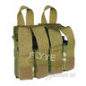 View Item Flyye Double M4/M16 + Quad Pistol Magazine Pouch MOLLE MultiCam