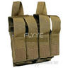 View Item Flyye Double M4/M16 + Quad Pistol Magazine Pouch MOLLE Coyote Brown