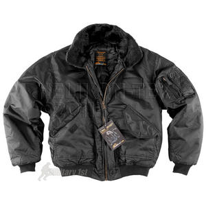 Helikon CWU Jacket with Fur Collar Black