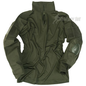 Mil-Tec Warrior Shirt with Elbow Pads Olive