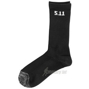 5.11 6" Socks 3 Pack Black