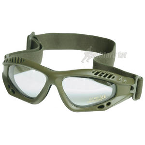 Mil-Tec Commando Goggles Air Pro Clear Lens Olive Frame