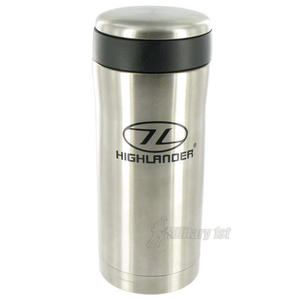 Highlander Sealed Thermal Mug Silver