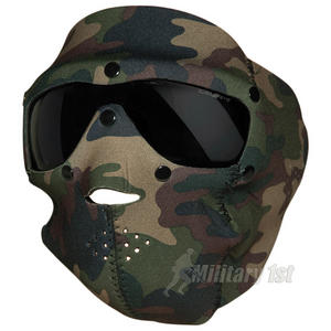Swiss Eye Neoprene Face Mask with Integrated Goggles Woodland