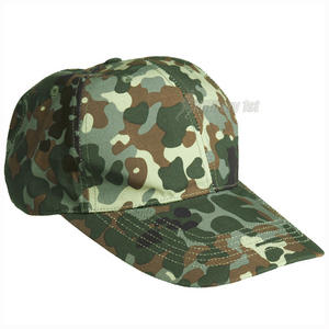 Mil-Tec Baseball Cap with Metal Buckle Ripstop Flecktarn