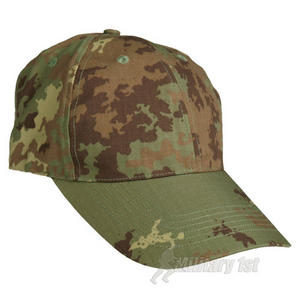 Mil-Tec Baseball Cap with Metal Buckle Ripstop Vegetato Woodland