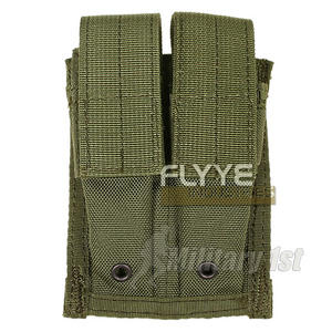 Flyye Double 9mm Magazine Pouch MOLLE Ranger Green
