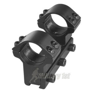 SMK One Piece Mount Double Clamp Medium 80mm Short Rail System 9-11mm