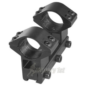 SMK One Piece Mount Double Clamp High 80mm Short Rail System 9-11mm