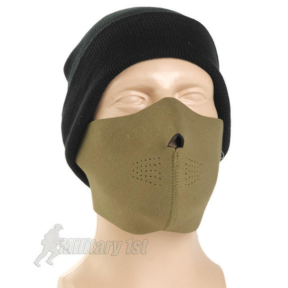 Mil-Tec Neoprene Half Face Mask Coyote