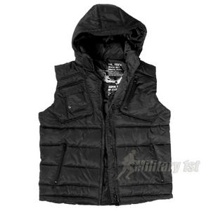 Mil-Tec Pro Vest with Detachable Hood Black