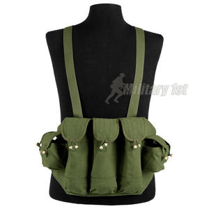Mil-Tec AK47 Magazine Vietnam Bandolier Olive