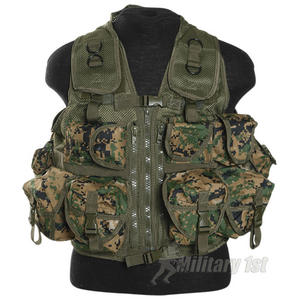 Mil-Tec Ultimate Assault Vest Digital Woodland