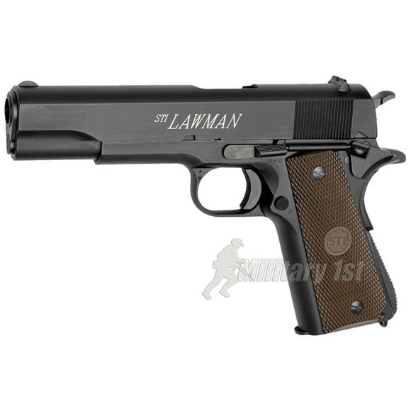 ASG STI Lawman Pistol with Magnesium Slide Black / Brown