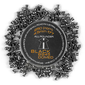SMK .177 Black BS45 Domed Pellets