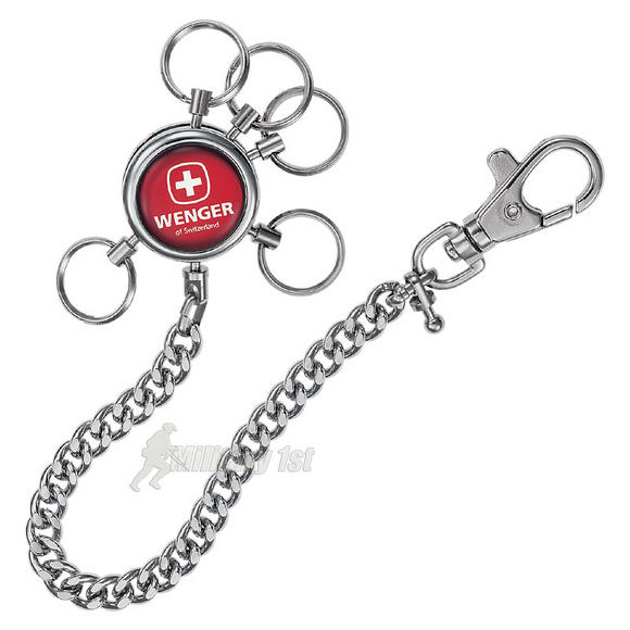 Wenger Detachable Stainless Steel Key Ring