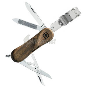 Wenger Nail Clip Swiss Knife Wood