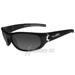 Wiley X Curve Glasses - Smoke Grey Lens / Gloss Black Frame