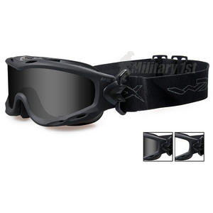 Wiley X Spear Goggles - Smoke Grey + Clear Lens / Matte Black Frame