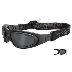 Wiley X SG-1 Goggles - Smoke Grey + Clear Lens / Matte Black Frame