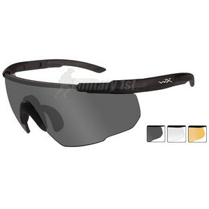 Wiley X Saber Advanced - Smoke Grey + Clear + Light Rust Lens / Matte Black