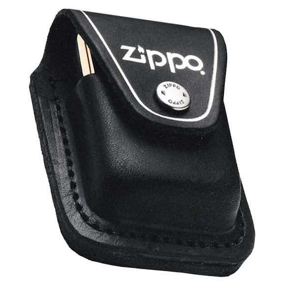 Zippo Lighter Pouch with Loop Black