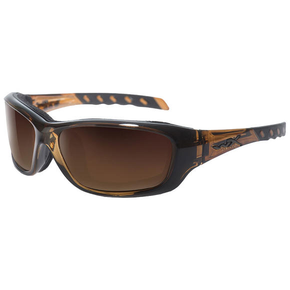 Wiley X WX Gravity Glasses - Bronze Flash Lens / Brown Crystal Frame