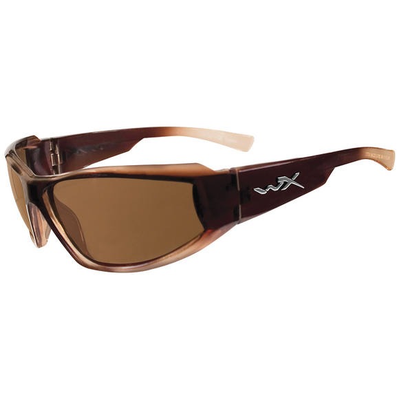 Wiley X Jake Glasses - Polarised Brown Lens / Gloss Brown Fade Frame