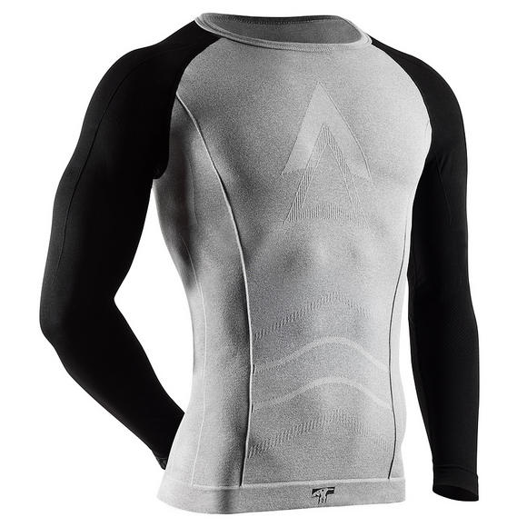 Tervel Comfortline Shirt Long Sleeve Melange Black