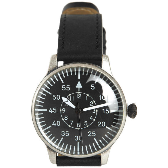 Mil-Tec Pilot Watch Retro Look Black Dial