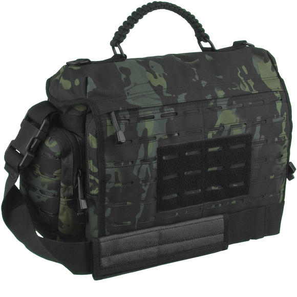 Mil-Tec Tactical Paracord Bag Large Multitarn Black