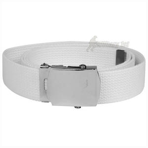 Mil-Tec Webbing Belt White