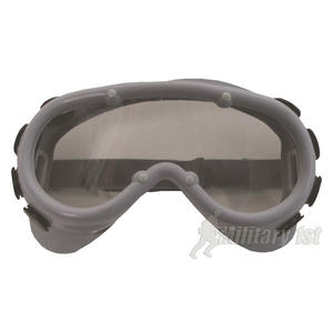 Vintage Safety Goggles Clear Lens Grey