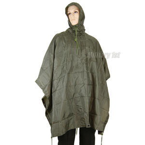 Mil-Com Waterproof Poncho Ripstop Olive
